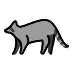 Raccoon SVG Icon